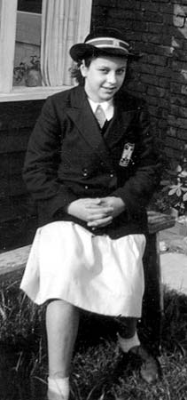 Janet in School Uniform
