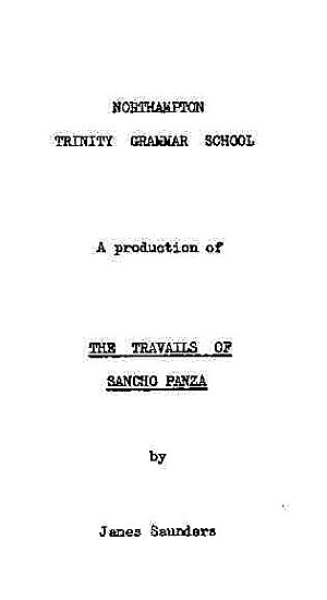Sancho Title Page