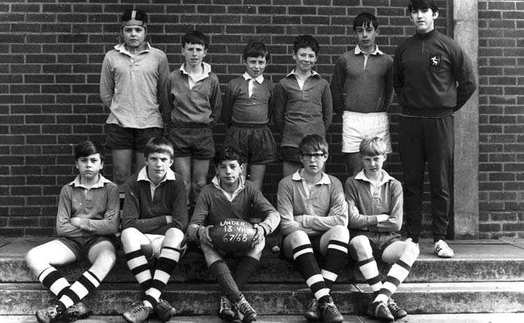 Under 13 Seven a side 1967/68