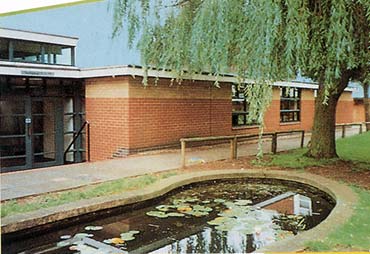 The Technology Area - view from the quadrangle