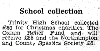 School Collection in 1961     