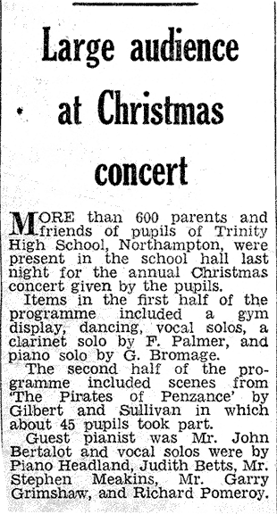 Christmas Concert 01 12 63