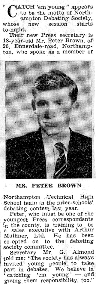 Debating Soc 1960