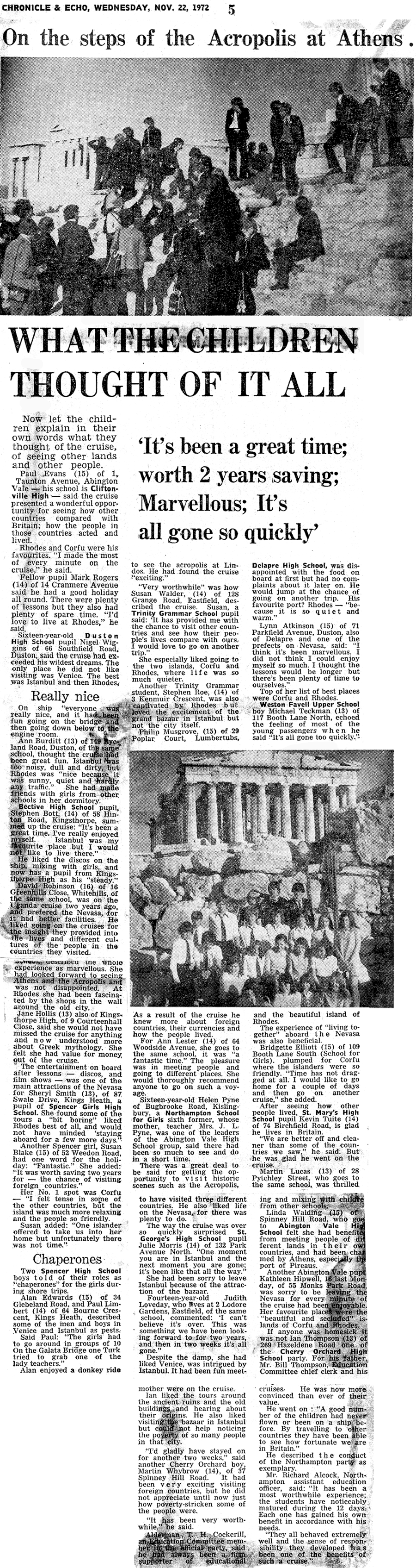Mediteranean Cruise 1972 1