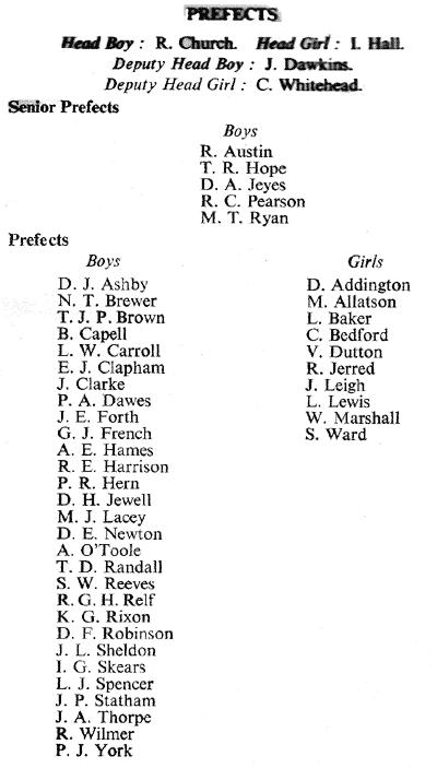 Prefects 60 1